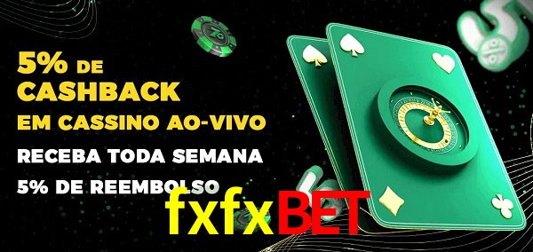 Promoções do cassino ao Vivo fxfxbet